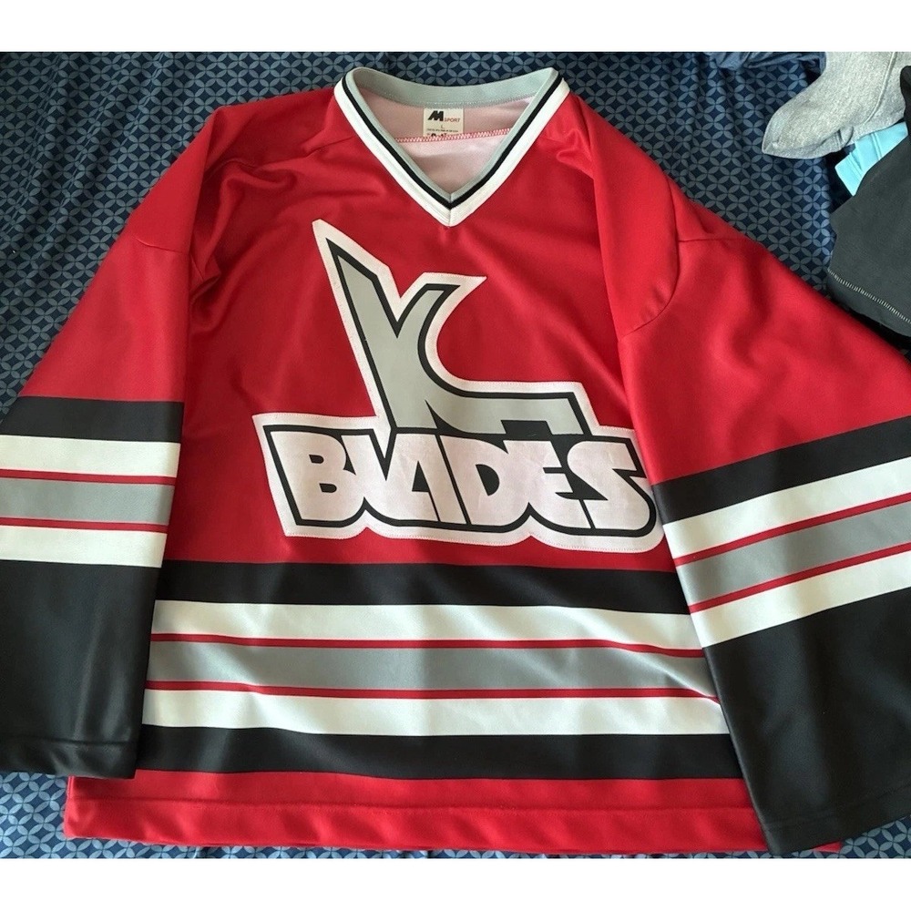 Vintage Hockey Kansas City IHL Blades Jersey Rare M Sport